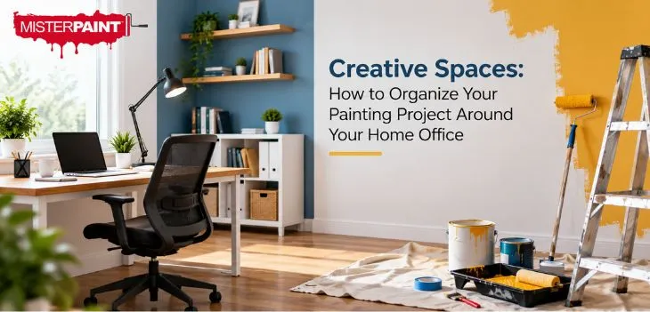 Creative Spaces: How to Organize Your Painting Project Around Your Home Office