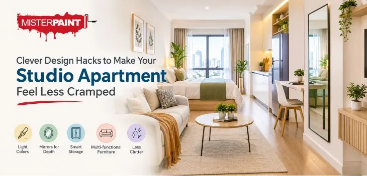 Clever Design Hacks to Make Your Studio Apartment Feel Less Cramped