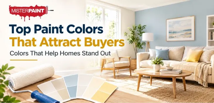 Top Paint Colors That Attract Buyers and Sell Homes Quickly