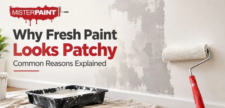 Why Your Fresh Paint Looks Patchy: Common Reasons Explained